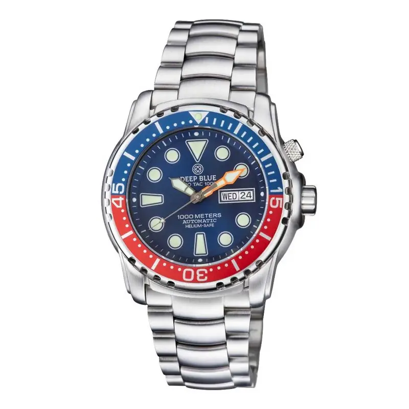 Deep Blue Pro Tac #Ptacbraceletpeps153045 Diver's Watch 1