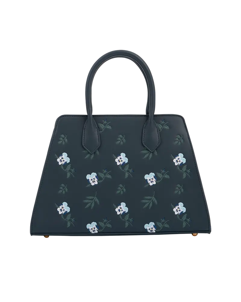 Ditsy Navy Medium Tote 1
