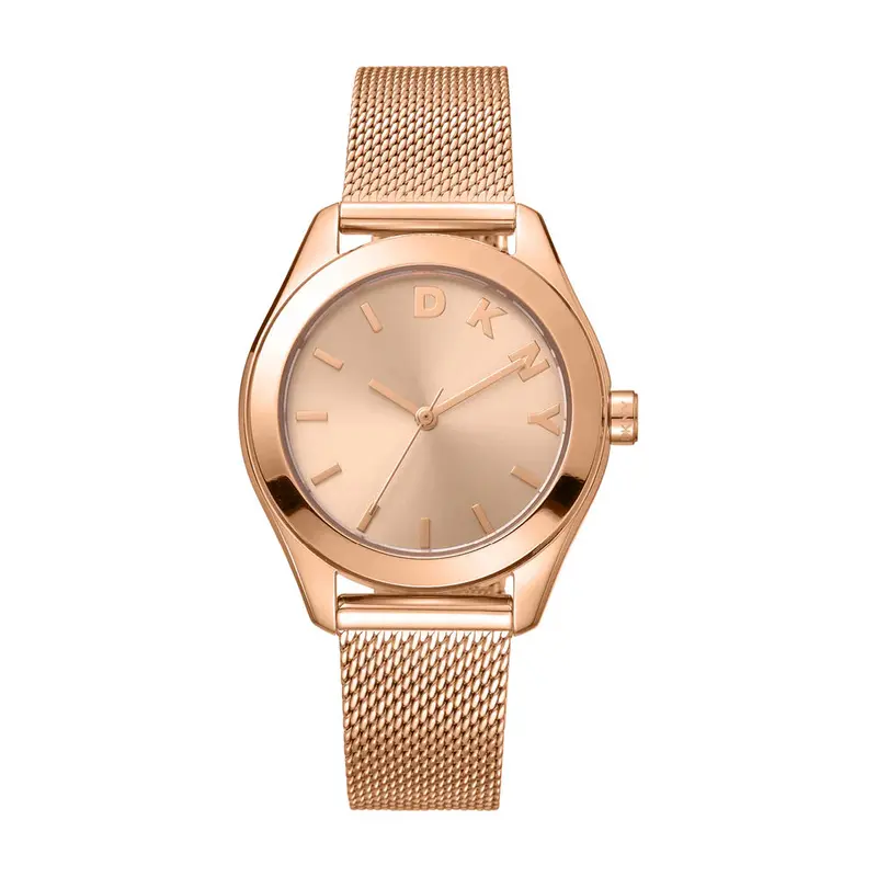 Dkny Astoria Logo Rose Gold Stainless Steel Strap Women's Watch Dk1l032m0035 1