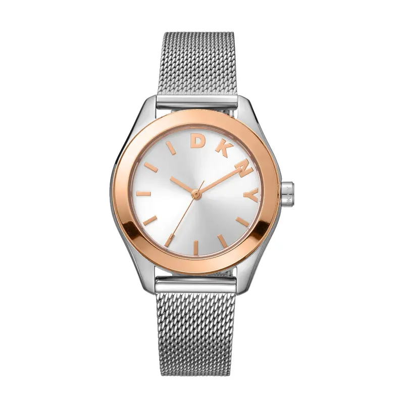 Dkny Astoria Logo Silver Stainless Steel Strap Women's Watch Dk1l032m0055 1