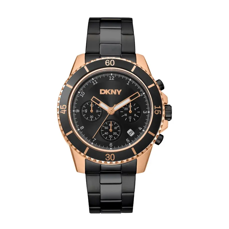 Dkny Consign Black Stainless Steel Strap Men Watch Dk1g072m0065 1