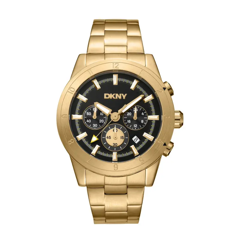 Dkny Consign Gold Stainless Steel Strap Men Watch Dk1g051m0065 1