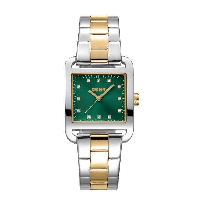 Dkny Consign Green Dial Stainless Steel Strap Women Watch Dk1l004m0075 1