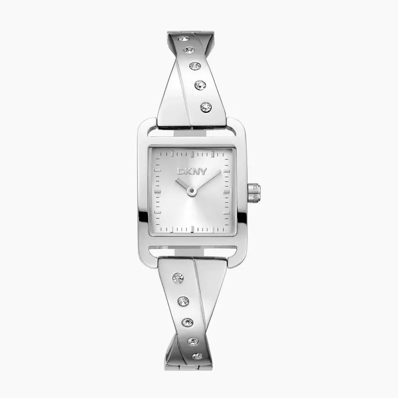 Dkny Consign Iconic Silver Stainless Steel Strap Women Watch Dk1l005m0015 1