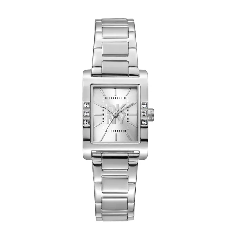 Dkny Consign Logo Stainless Steel Strap Women Watch Dk1l008m0045 1