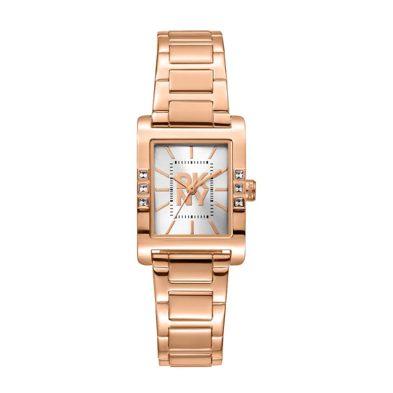 Dkny Consign Logo Stainless Steel Strap Women Watch Dk1l008m0075 1