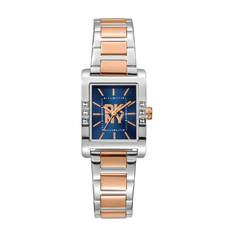 Dkny Consign Logo Stainless Steel Strap Women Watch Dk1l008m0095 1