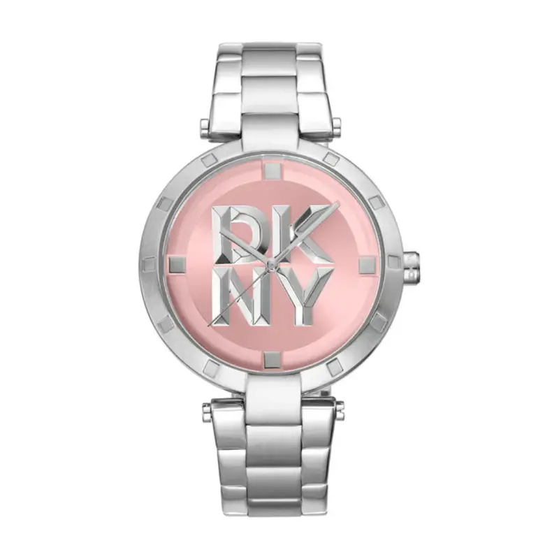 Dkny Essential Logo Stainless Steel Strap Women Watch Dk1l041m0055 1
