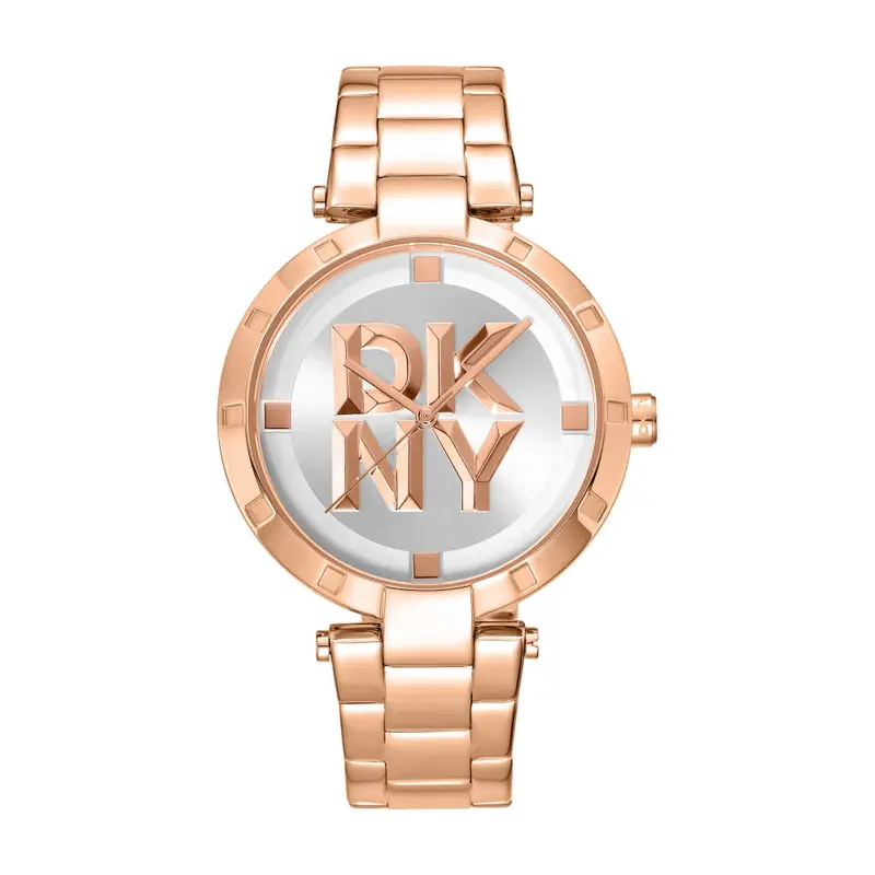 Dkny Essential Logo Stainless Steel Strap Women Watch Dk1l041m0075 1