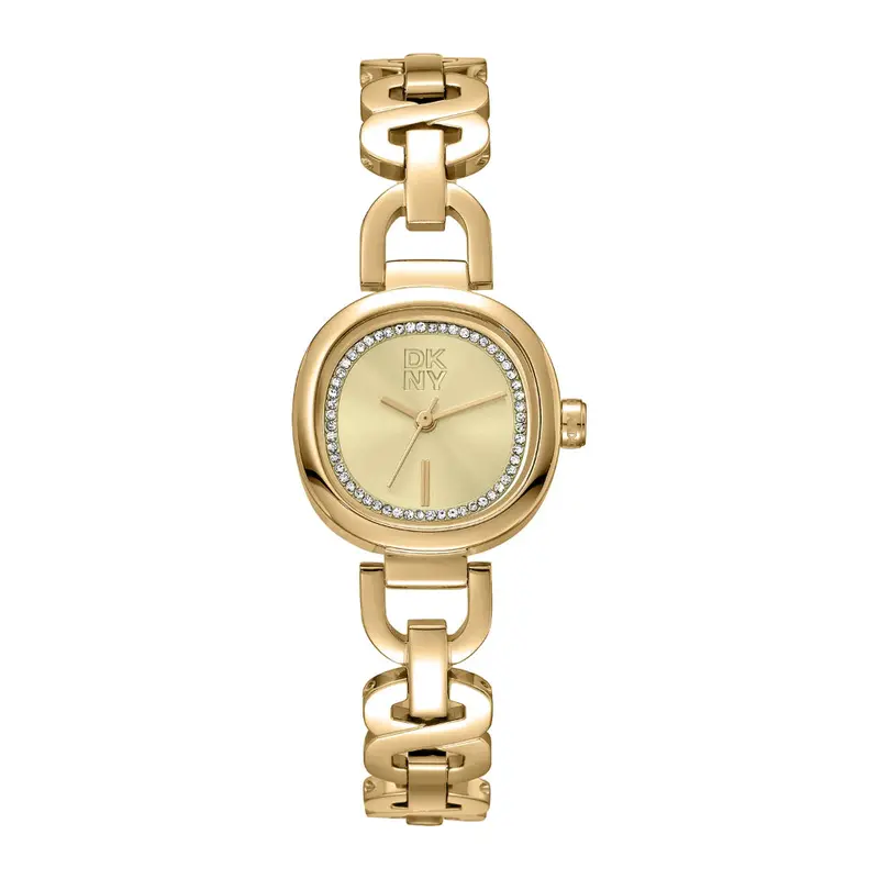 Dkny Everyday Gold Stainless Steel Strap Women's Watch Dk1l139m0035 1