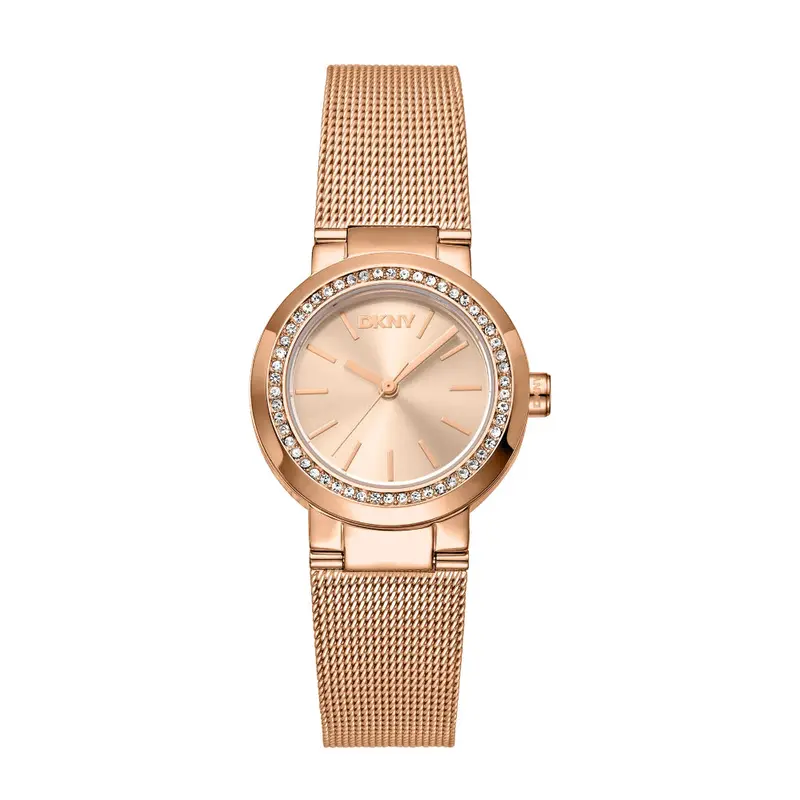 Dkny Everyday Rose Gold Stainless Steel Strap Women Watch Dk1l024m0035 1