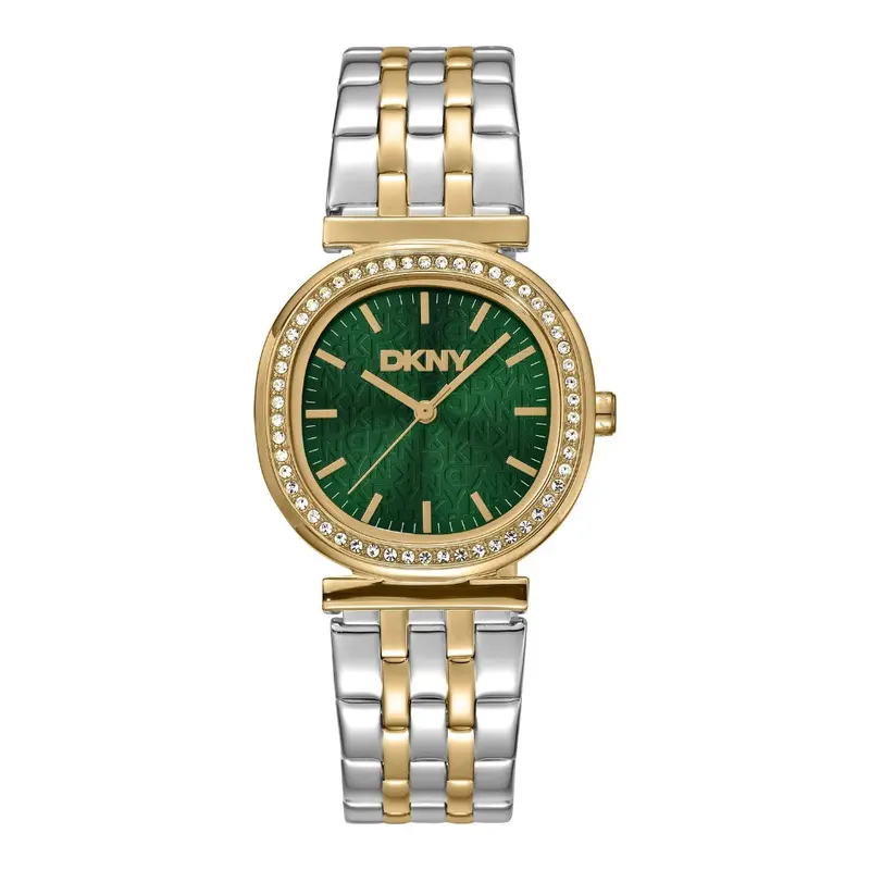 Dkny Green Dial Two-Tone Stainless Steel Strap Women's Watch Dk1l083m0095 1