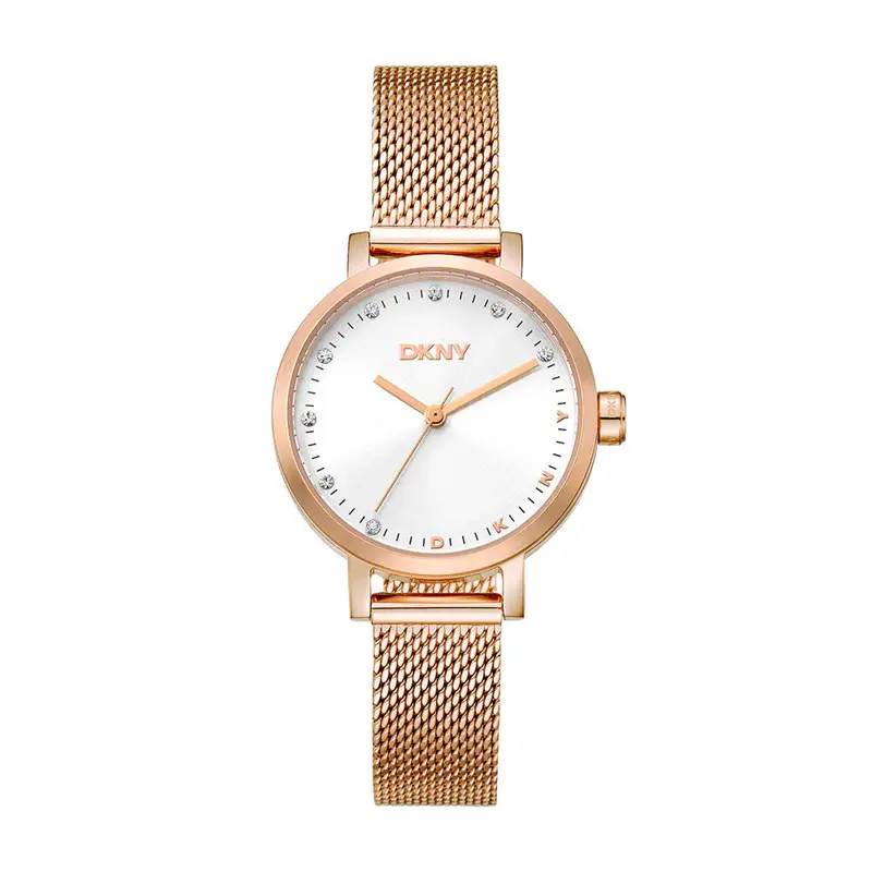 Dkny Soho Mini Rose Gold Stainless Steel Strap Women's Watch Dk1l037m0045 1