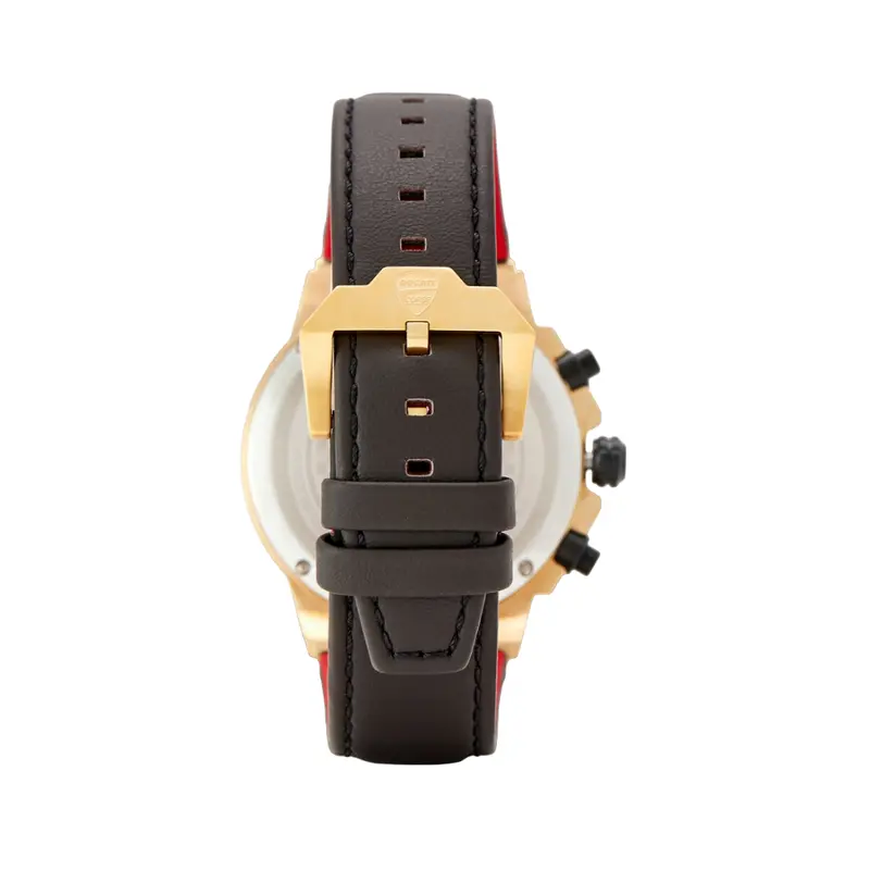 Ducati Corse Chronograph Black Dial Brown Leather Strap Men Watch Dtwgf2019202 2