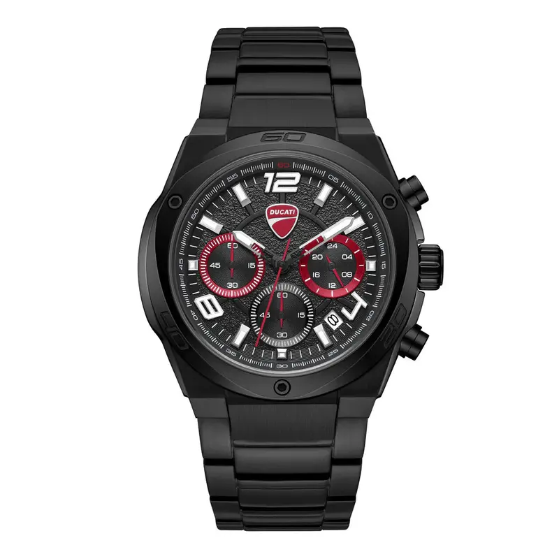 Ducati Extreme Sports Black Stainless Steel Strap Men's Watch Dtwgi0002402 1
