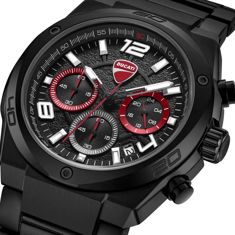 Ducati Extreme Sports Black Stainless Steel Strap Men's Watch Dtwgi0002402 2