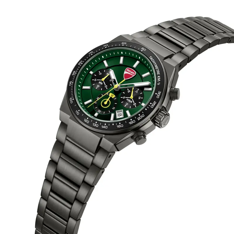Ducati Extreme Sports Green Dial Stainless Steel Strap Men's Watch Dtwgi0003202 2