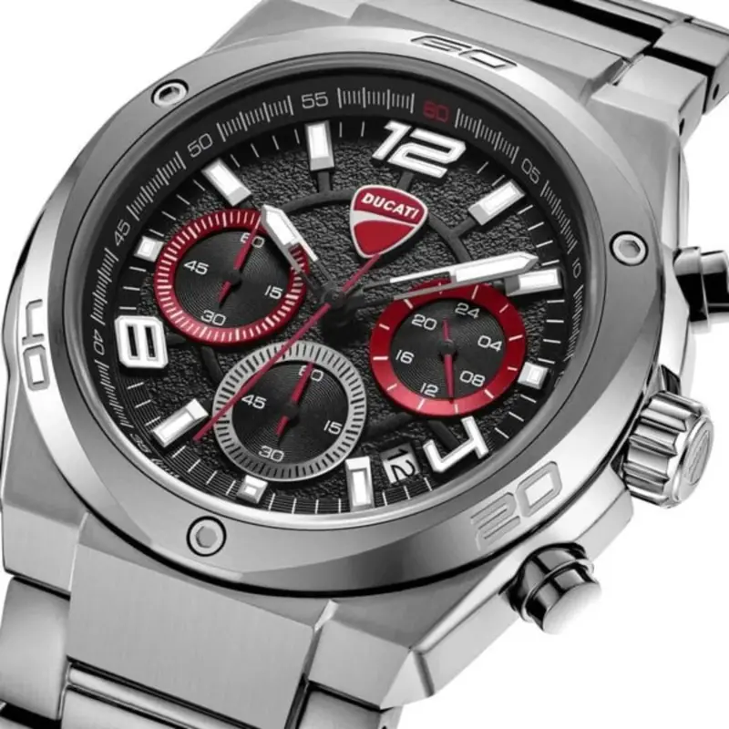 Ducati Extreme Sports Silver Stainless Steel Strap Men's Watch Dtwgi0002401 2