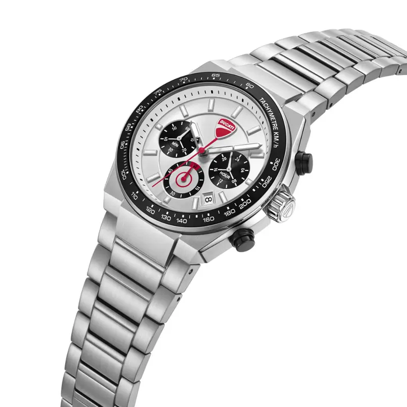Ducati Extreme Sports White Dial Stainless Steel Strap Men's Watch Dtwgi0003201 2