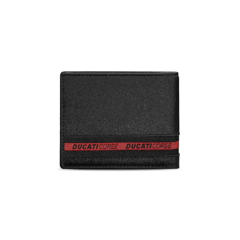 Ducati Wallet Corse Black Genuine Leather For Men Dtlgw2201101 2
