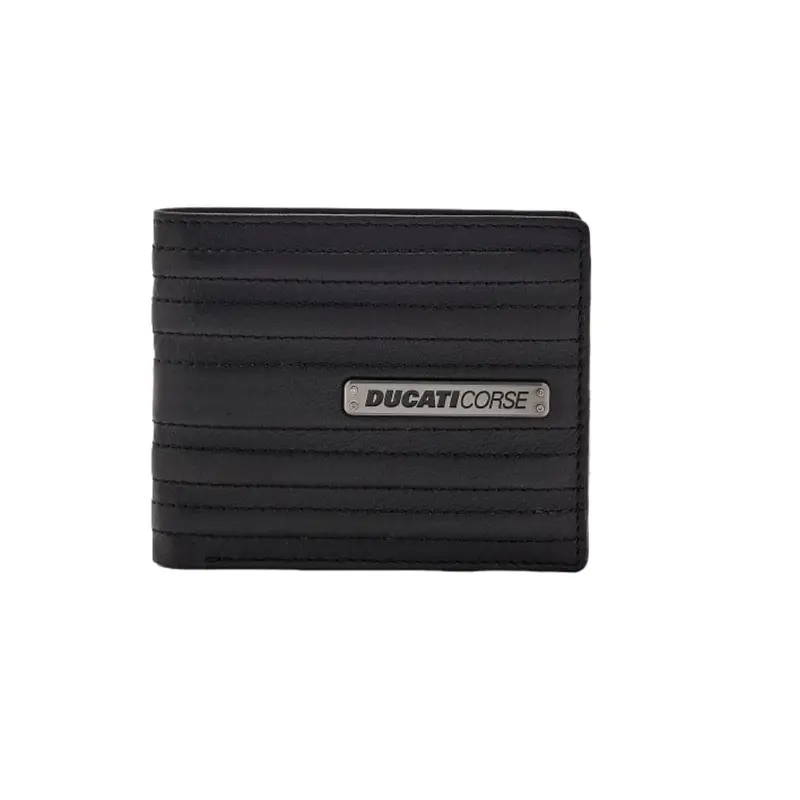 Ducati Wallet Corse Black Leather For Men Dtlgw2200101 1