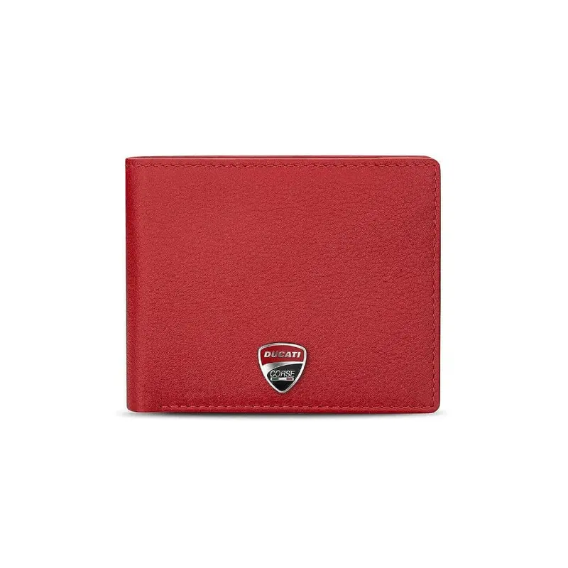 Ducati Wallet Corse Red Genuine Leather For Men Dtlgw2201006 1