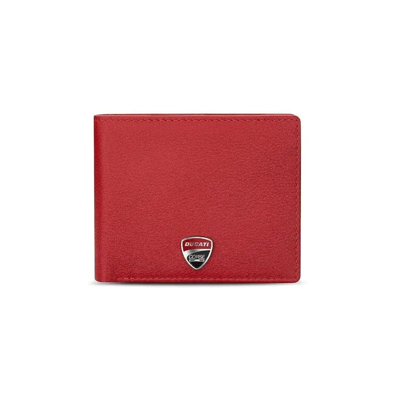 Ducati Wallet Corse Red Leather For Men Dtlgw2201003 1