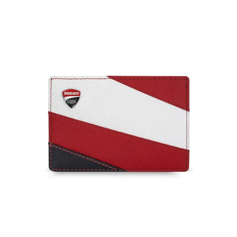 Ducati Wallet Corse Red & White Genuine Leather Dtlgd2200501 1