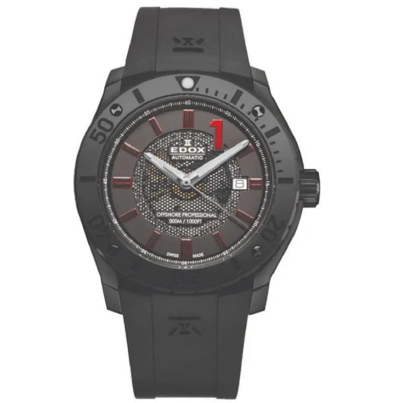 Edox Chrono-Offshore Automatic Date Ed80088-37N-Nro2 Men's Watch 1