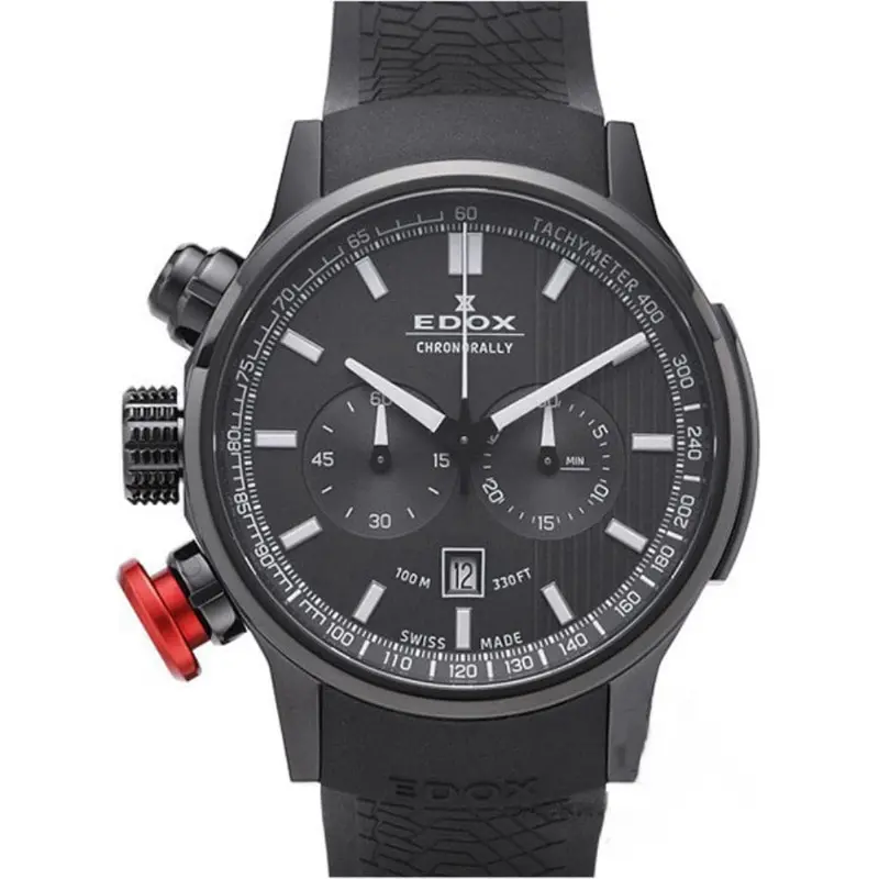 Edox Chronorally Chronograph Quartz  Ed10302-37N-Gin Men's Watch 1