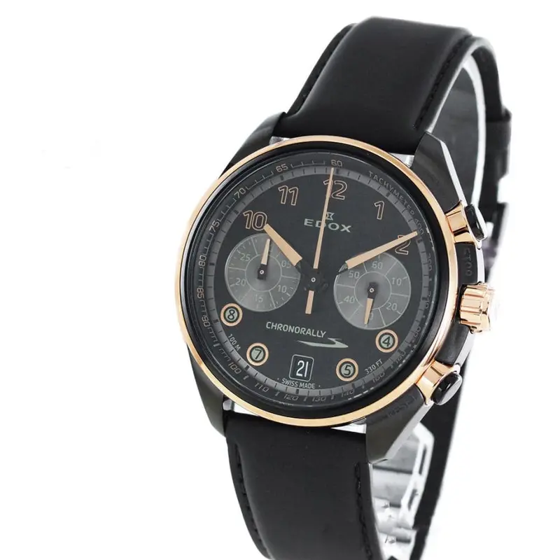 Edox Chronorally Quartz Ed09503-37Nrcn-Nnr Men's Watch 2