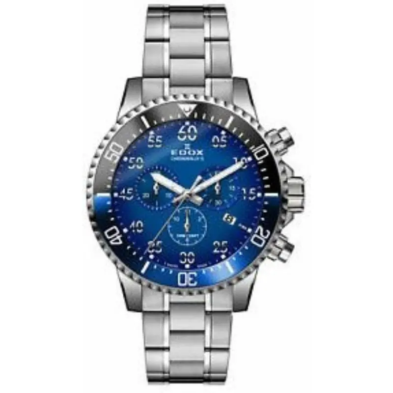 Edox Chronorally-S Chronograph Ed10227-3Nbum-Bubn Men's Watch 1
