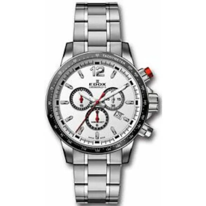 Edox Chronorally-S Silver Dial Ed10229-3M-Ain Men's Watch 1