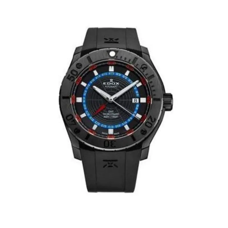 Edox Class-1 Gmt Worldtimer  Automatic Ed93005-37N-Nobu Men's Watch 1