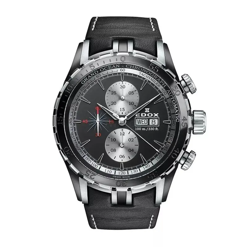 Edox Grand Ocean Chronograph Automatic Ed01121-357N-Nin Men's Watch 1