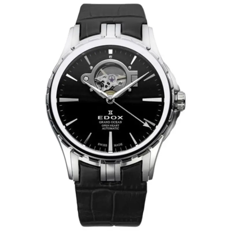 Edox Grand Ocean Open Heart Automatic Ed85008-3-Nin Men's Watch 1