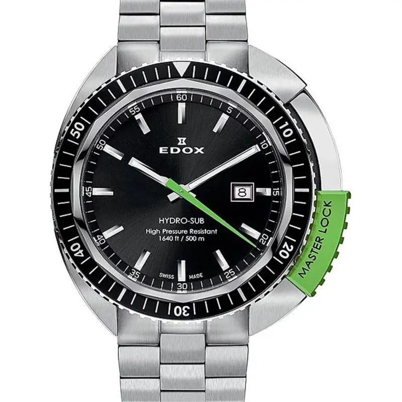 Edox Hydro-Sub 3-Hands Ed53200-3Nvm-Nin Men's Watch 1