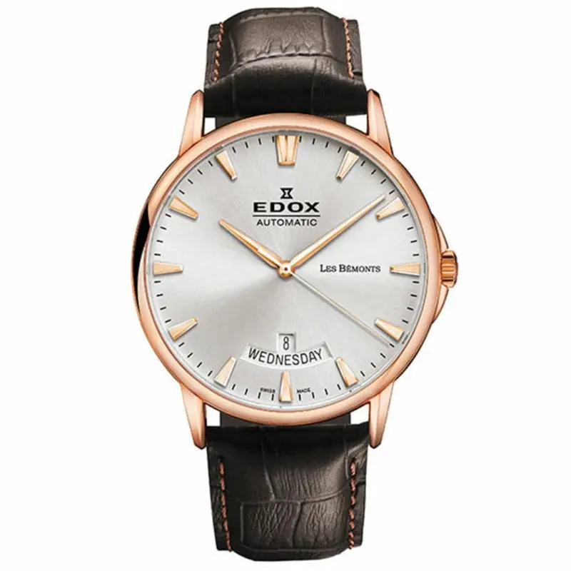 Edox Les Bemonts Automatic Ed83015-37R-Bir Men's Watch 1