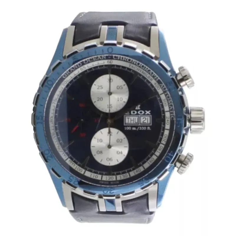 Edox Les Bemonts Chronograph Automatic Ed01120-3-Buin Men's Watch  N's Watch 1