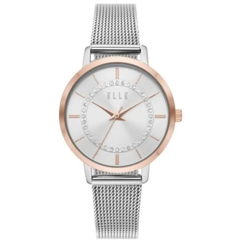 Elle Chatelet Ell25055 Stainless Steel Mesh Strap Women's Watch 1