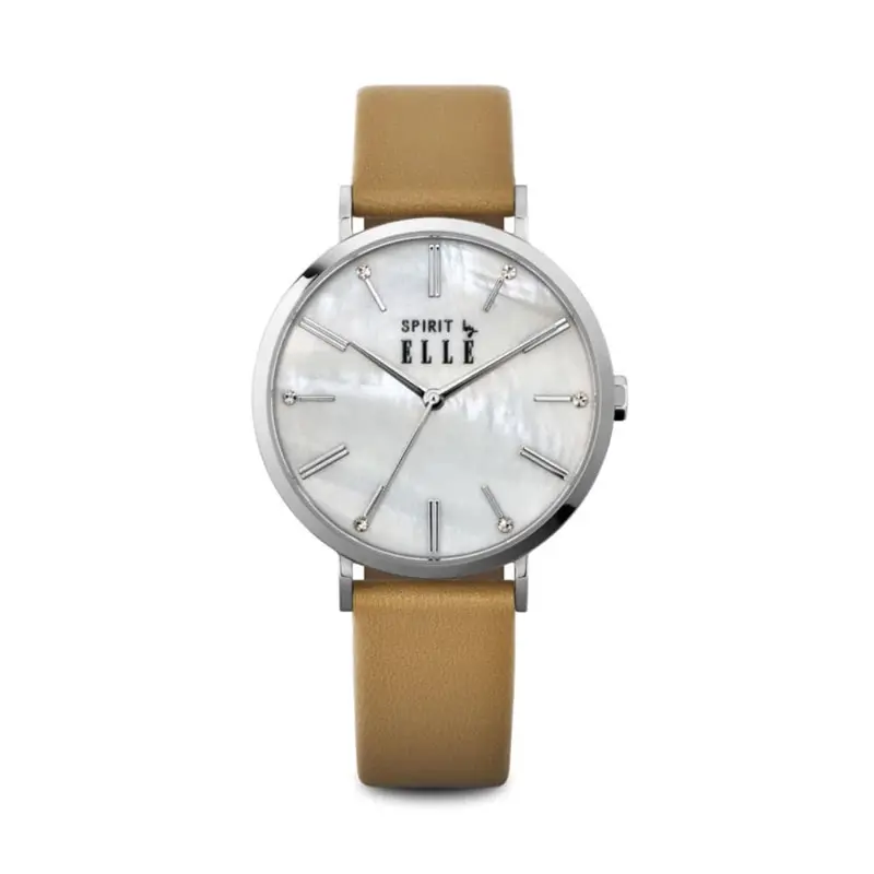 Elle Es20118s01x Brown Leather Women Watch 1