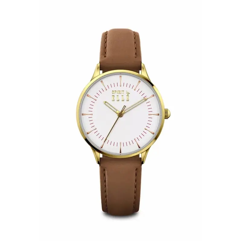 Elle Es20145s03x Brown Leather Women's Watch 1