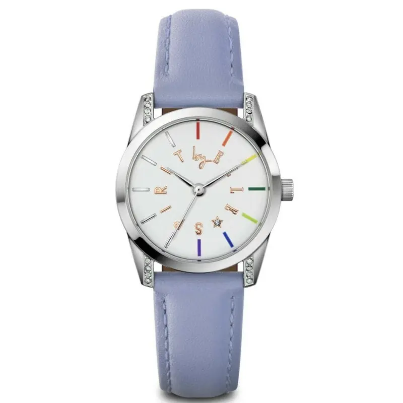 Elle Es20149s01x Steel Stone Case White Tone Dial Women's Watch 1