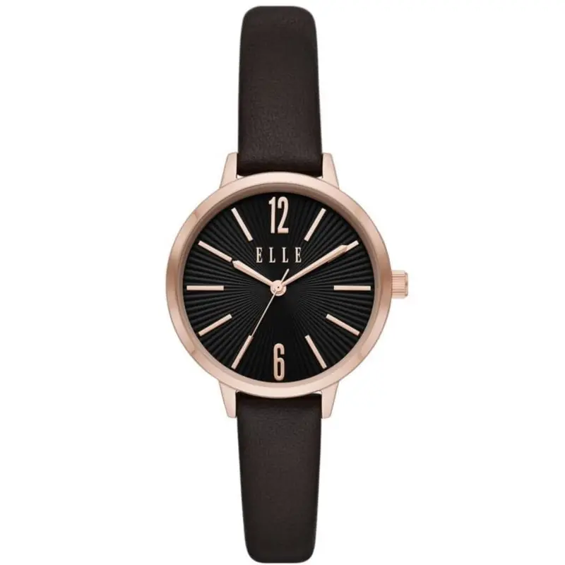Elle Etoile Ell21067 Black Leather Women Watch 1