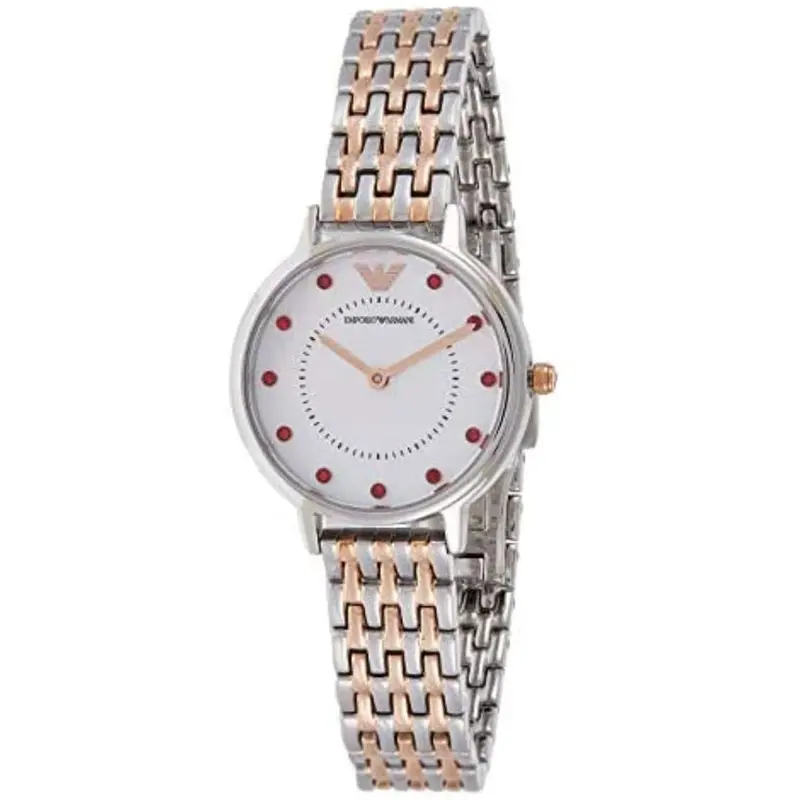 Emporio Armani Analog Quartz Two Tone Stainless Steel Ar2515 Women's Watch 1