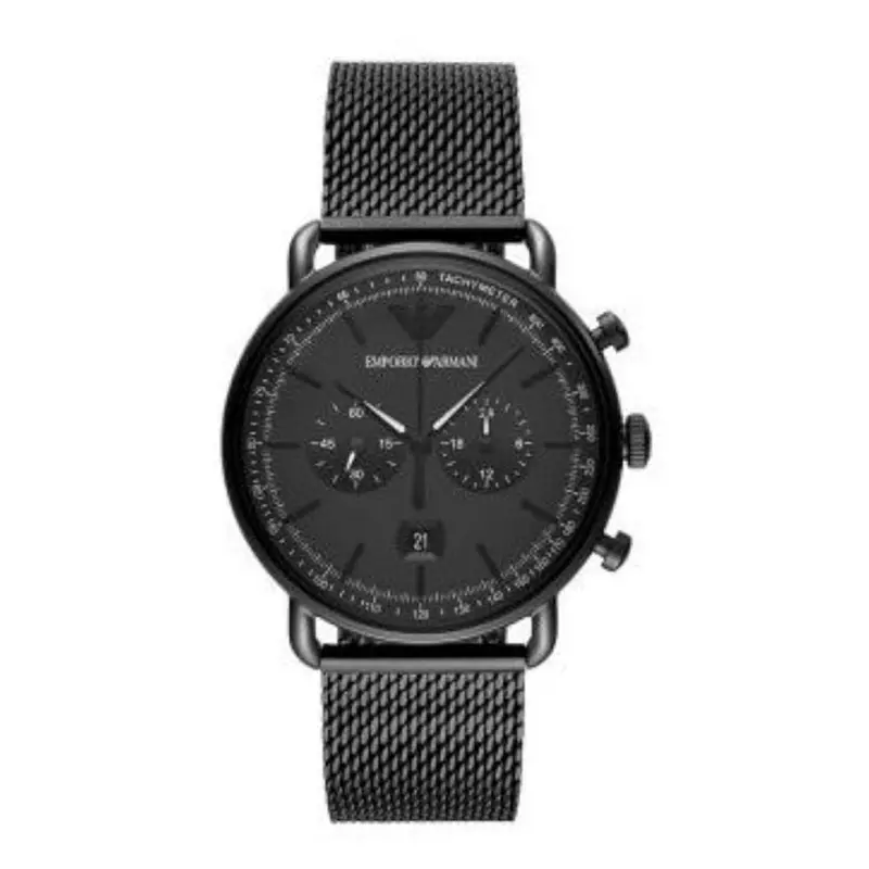 Emporio Armani Ar11264 Chronograph Black Stainless Steel Men's Watch 1