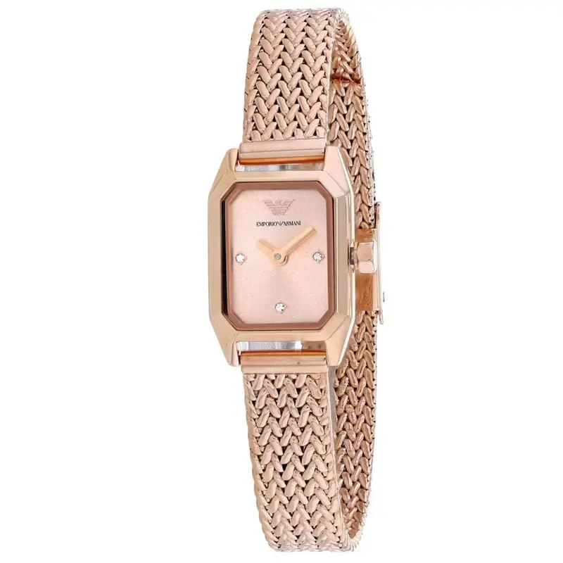 Emporio Armani Ar11345 Two-Hand Rose Gold Tone Women's Watch 1