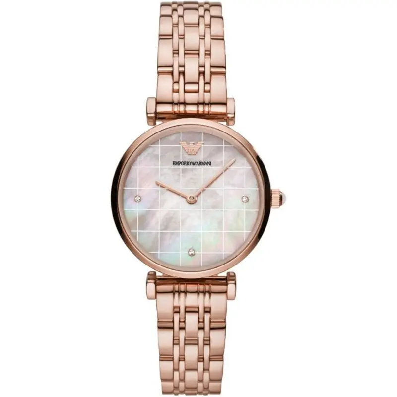 Emporio Armani Ar11385 Rose Gold Stainless Steel Women's Watch 1