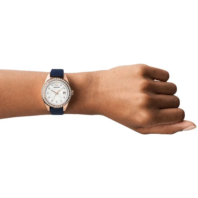 Emporio Armani Ar11448 Casual Buckle Clasp Women's Watch 2