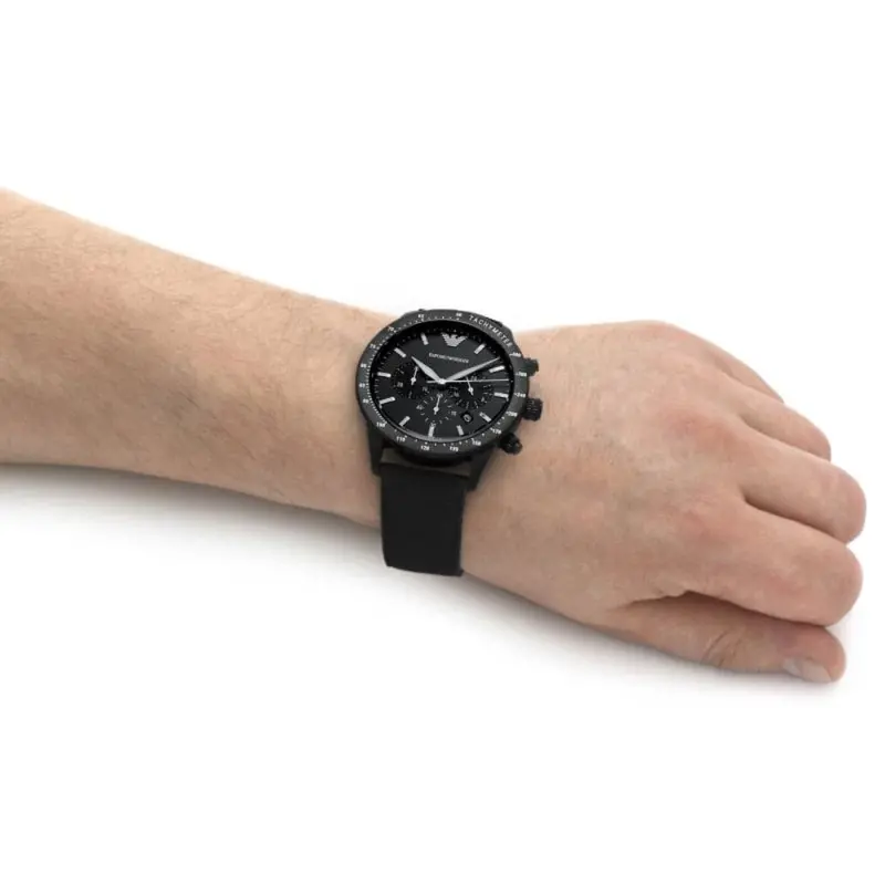 Emporio Armani Ar11453 Fabric Strap Men Watch 2